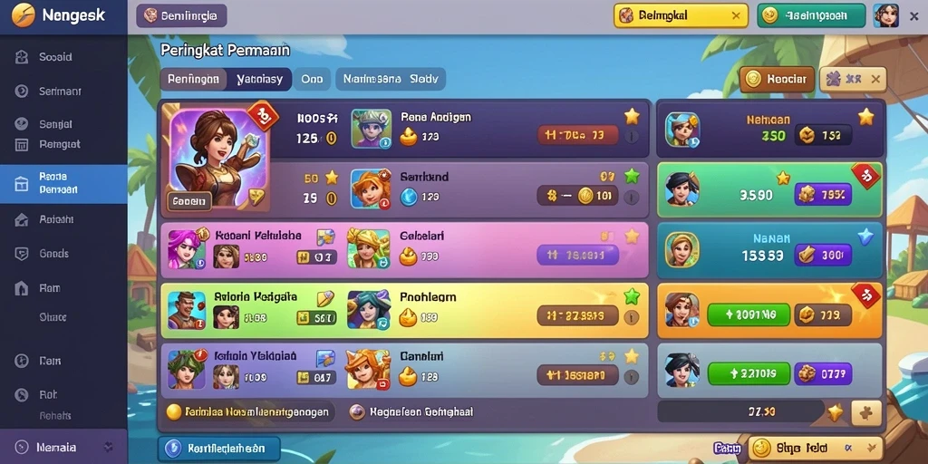 Tampilan antarmuka yang simpel dan menarik.