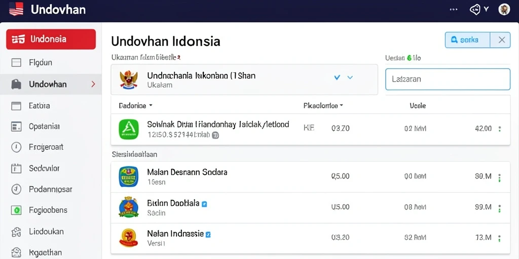 Tampilan antarmuka yang intuitif dan ramah pengguna.