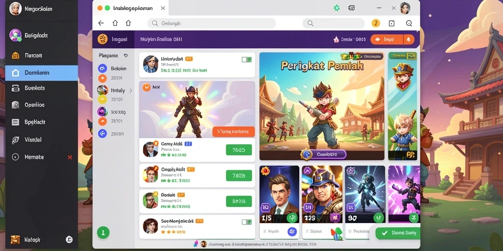 Gambar antarmuka pengguna yang menarik.