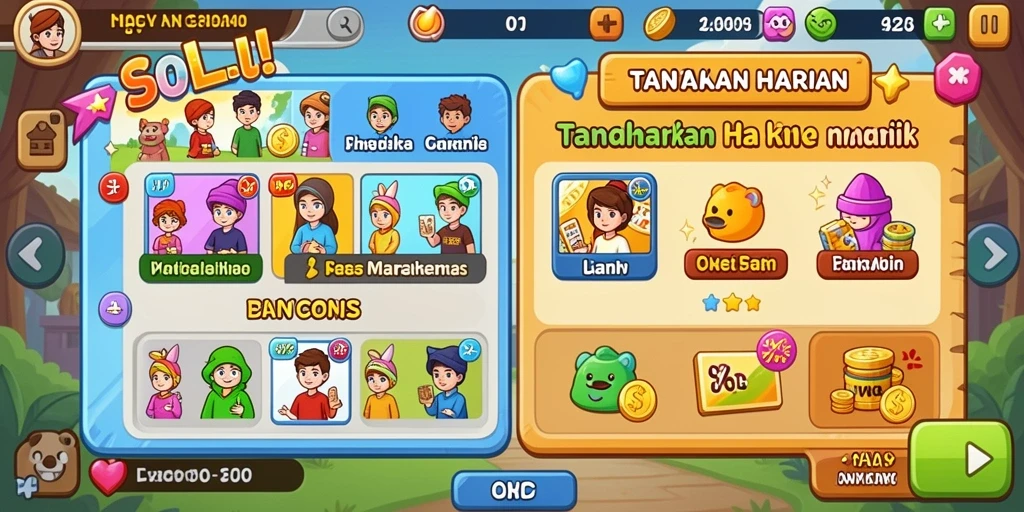 Tampilan menu utama HAO788 yang sederhana dan user-friendly.