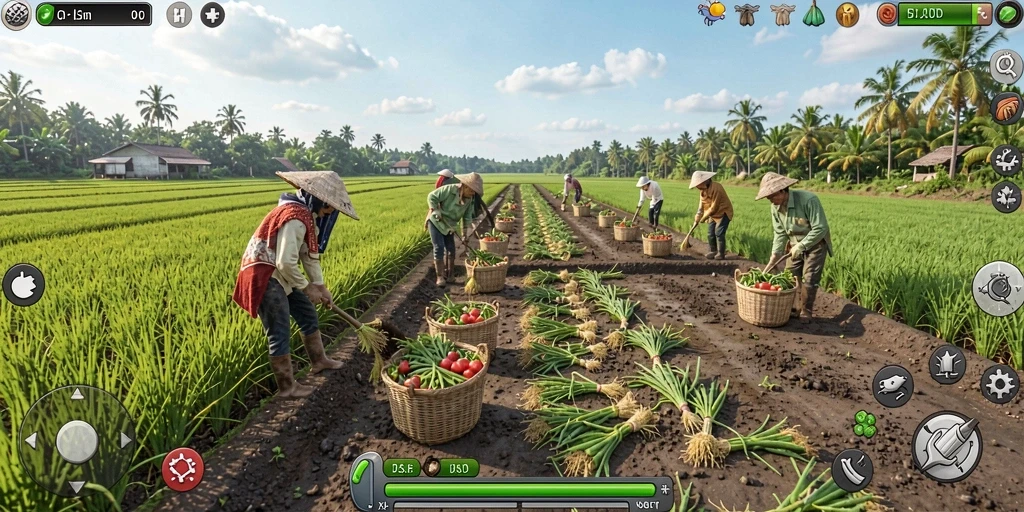 Tangkapan layar menampilkan antarmuka utama game MPO2121.