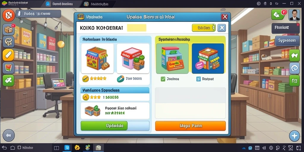 Tampilan awal gameplay ORCA128 yang memukau.