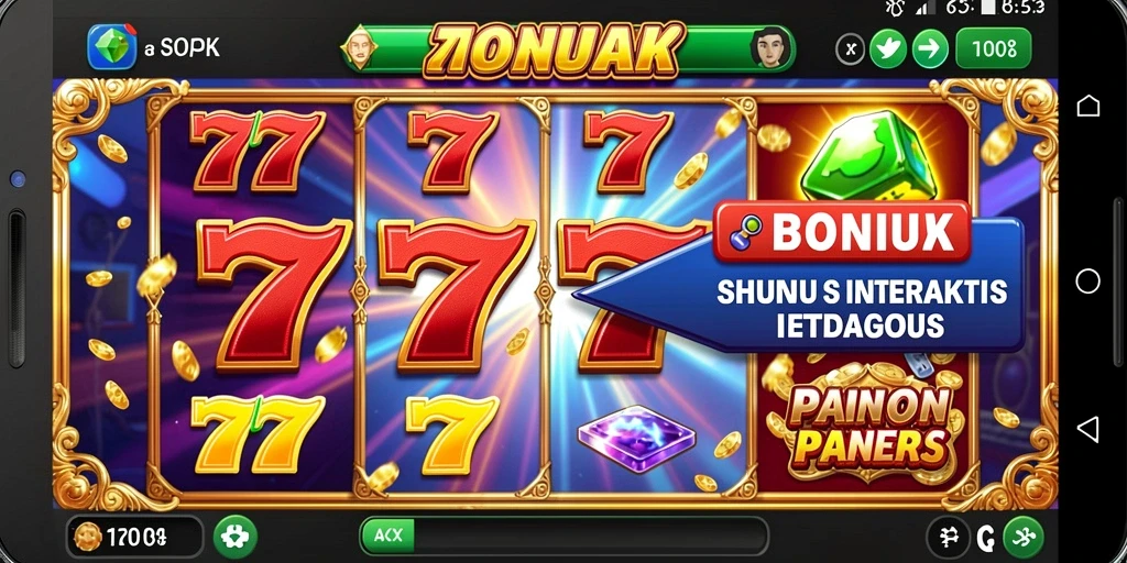 Screenshot menunjukkan karakter utama dalam aksi petualangan.