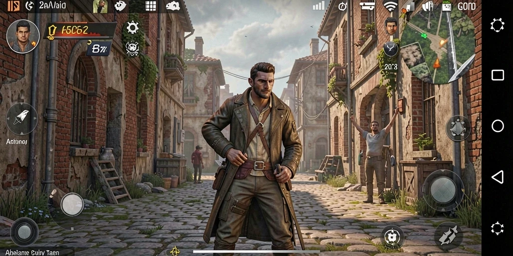 Screenshot menunjukkan tampilan antarmuka permainan yang menarik.
